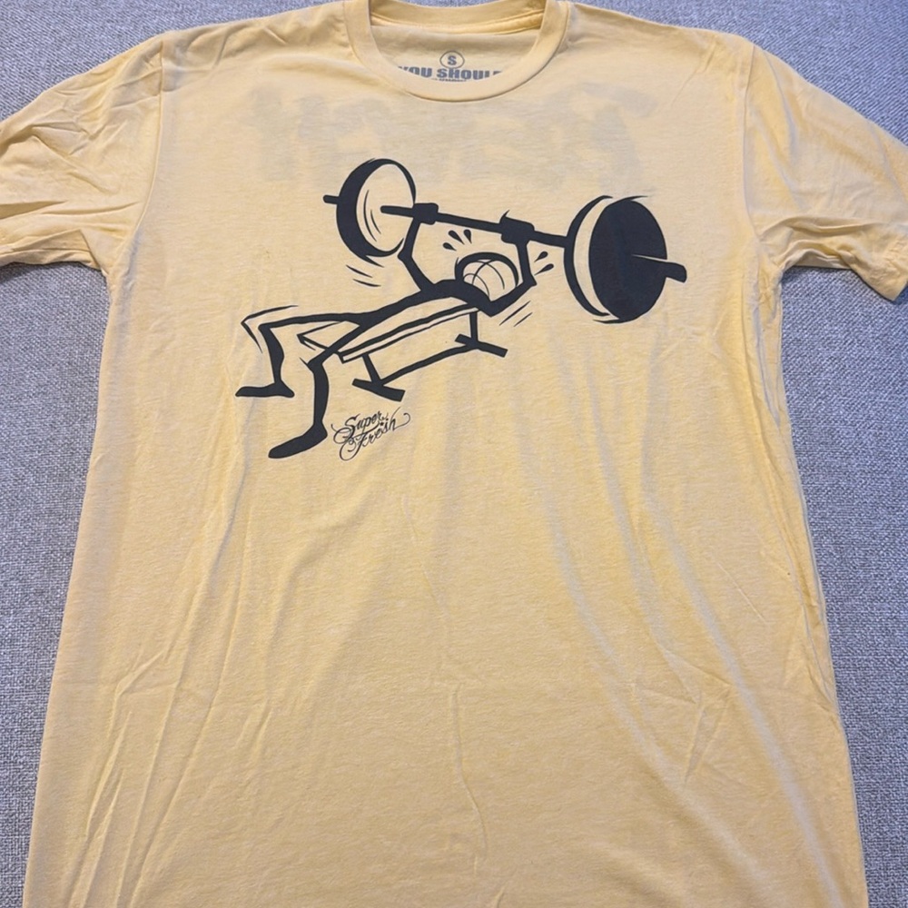 Super Fresh Bench Stick Figure Tshirt Mens size small